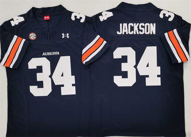 Men%27s Auburn Tigers #34 Bo Jackson Navy 2024 F.U.S.E. Limited Stitched Jersey->auburn tigers->NCAA Jersey